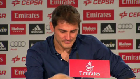 Vì sao Casillas xuất hiện một mình trong buổi họp báo chia tay Real?