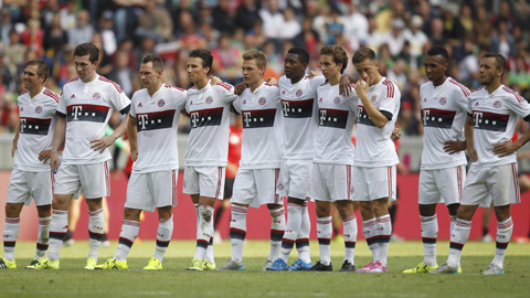 Bayern Munich trắng tay ở Telekom Cup 2015