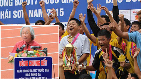 Diễn văn Lễ bế mạc giải U17 QG báo Bóng đá - cúp Thái Sơn Nam 2015