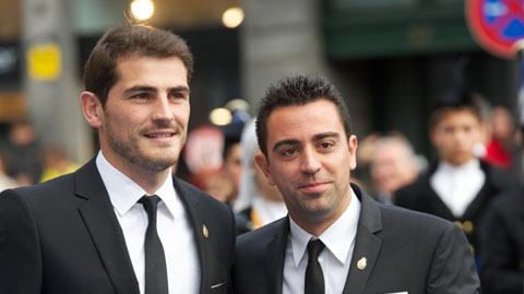 Casillas và Xavi được chính phủ Tây Ban Nha vinh danh