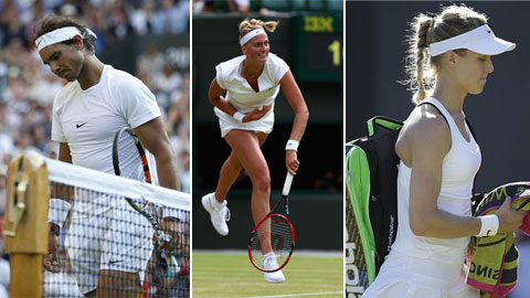 Rafael Nadal, Petra Kvitova và Bouchard lọt vào top 6 tay vợt đáng thất vọng nhất