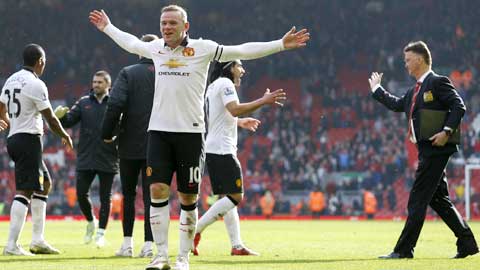 'Số 9' Rooney sẽ không làm Van Gaal thất vọng