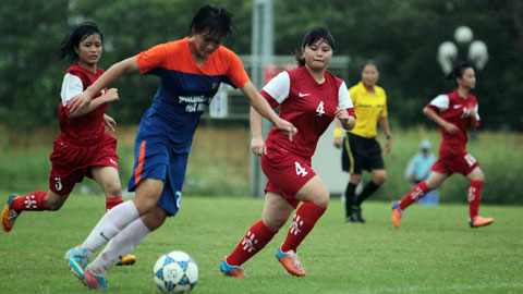 Giải bóng đá tập huấn nữ U16 - 2015: Hà Nam giữ vững ngôi đầu
