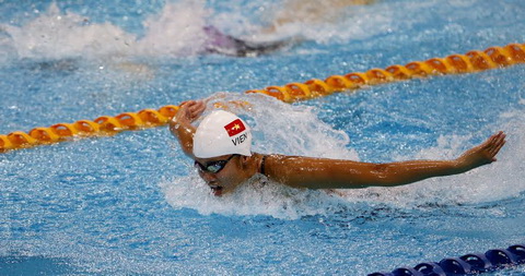 Ánh Viên vào bán kết nội dung 200m hỗn hợp giải bơi lội VĐTG 2015