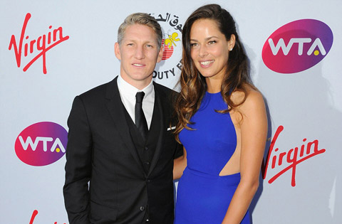 Bastian Schweinsteiger và Ana Ivanovic