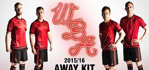 Áo đấu sân hách của West Brom