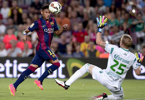 Neymar là cây ghi bàn số 2 tại Barca mùa trước