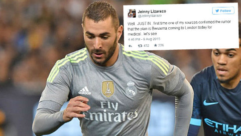 Benzema đã ở gần Arsenal?