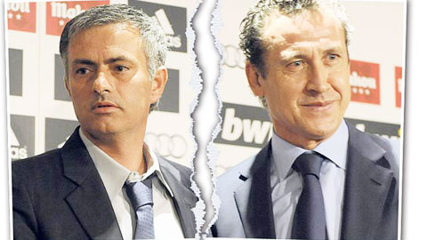 “Nội chiến” không hề mới với Jose Mourinho