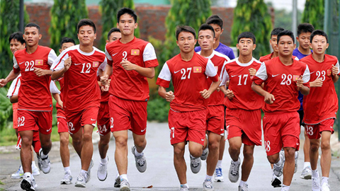 ĐT U16 QG hội quân, chuẩn bị tham dự Vòng loại U16 châu Á 2015