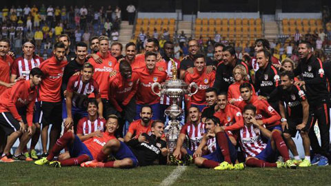 Atletico đăng quang Ramon De Carranza Cup lần thứ 10