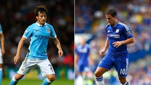 Silva vs Hazard: Hai hình ảnh tương phản tại Etihad