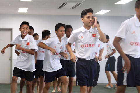 Các cầu thủ trẻ tự tin sẽ giành kết quả tốt nhất trong chuyến du đấu ở Nhật Bản