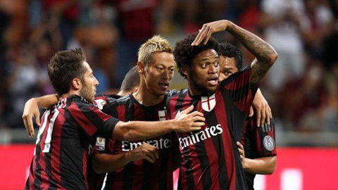 Tân binh Luiz Adriano lập công, Milan thắng nhẹ ở Coppa Italia