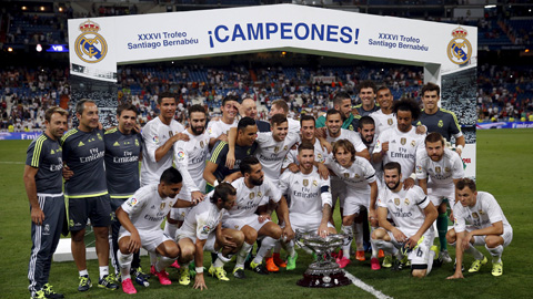 Real Madrid giành cúp Bernabeu 2015 sau khi đánh bại Galatasaray