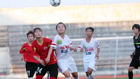 Giải U19 nữ QG 2015: Hà Nội chiếm ngôi đầu