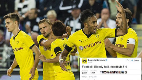 Lượt đi play-off Europa League: Dortmund thắng ngược 'điên rồ' sau khi bị dẫn 3 bàn
