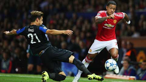 Memphis Depay đang chơi bùng nổ ở trận mới nhất khoác áo M.U