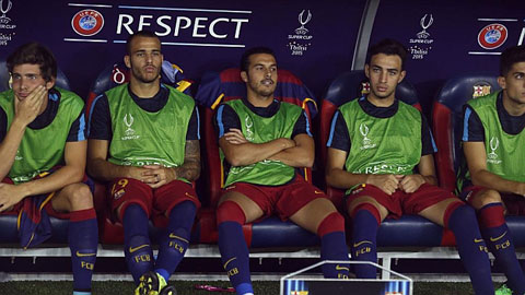 Barca: Mối lo từ băng ghế dự bị