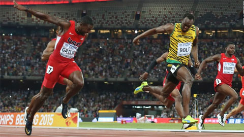 Usain Bolt lần thứ 3  vô địch thế giới cự ly chạy 100m