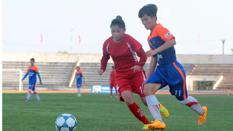 Lượt trận thứ 8 giải bóng đá nữ U19 quốc gia 2015: Chủ nhà “giải khát”