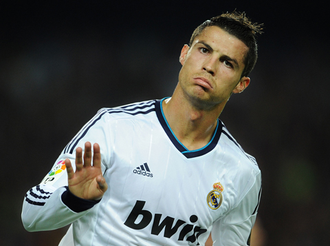 Ronaldo đang không vui?