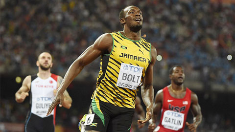 Usain Bolt giành HCV thứ 2 ở nội dung chạy 200m tại giải VĐTG Bắc Kinh 2015