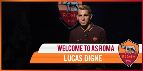 Digne sẽ mang tới sự tươi mới cho hành lang trái của Roma