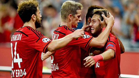 Leverkusen chữa bệnh yếu bóng vía