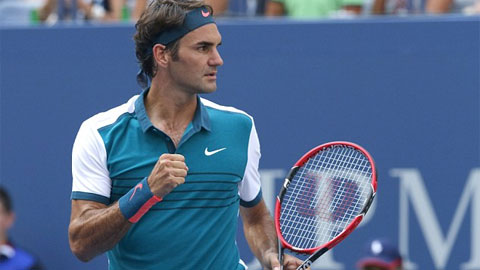 Federer tốc hành vào vòng 2 US Open