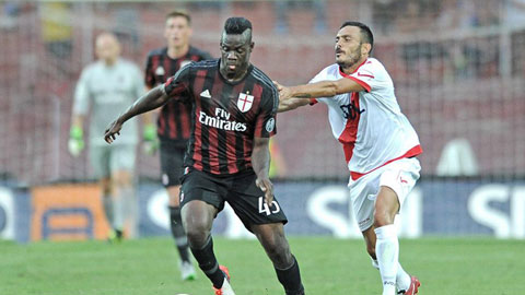 Balotelli rực sáng trong trận ra mắt AC Milan
