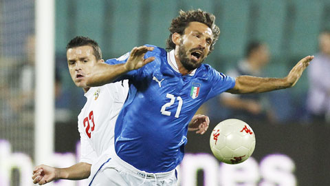 Italia cần xem lại vai trò của Pirlo