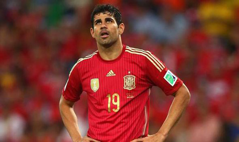 Diego Costa mới chỉ có 1 bàn thắng cho ĐT Tây Ban Nha