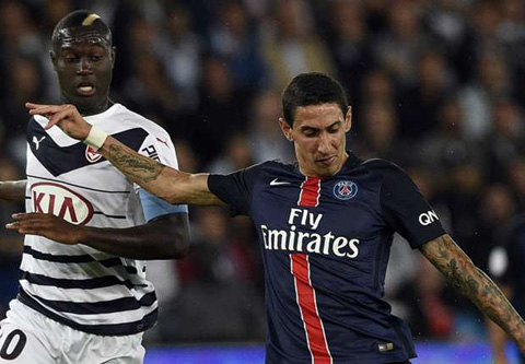 Di Maria lúc này đang hạnh phúc tại Paris