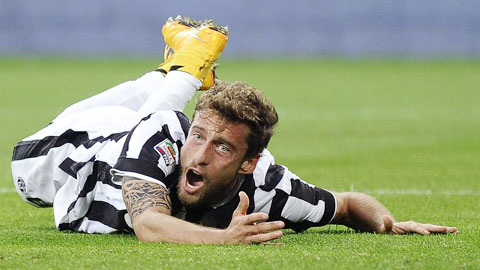 Juventus mất Marchisio 1 tháng
