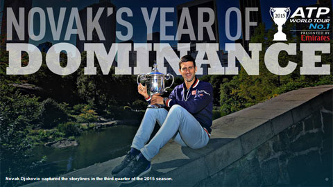Djokovic: Novak King của năm 2015