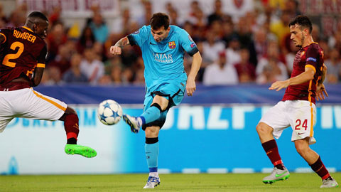 Messi trở thành cầu thủ trẻ nhất cán mốc 100 trận tại Champions League
