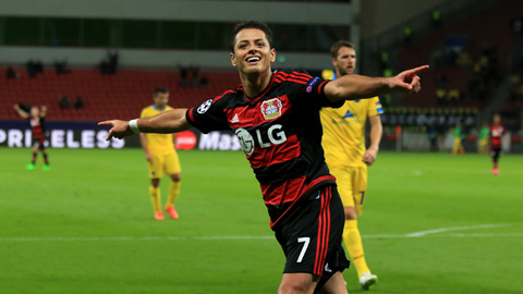 Chicharito ghi bàn ra mắt cho Bayer Leverkusen