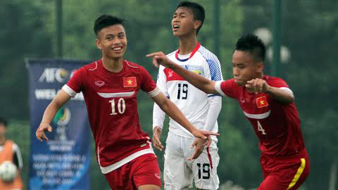 Thắng Guam 18-0, U16 Việt Nam vượt mặt Australia