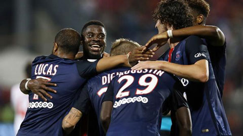 Vòng 6 Ligue 1: Cavani cứu PSG khỏi trận thua trước Reims