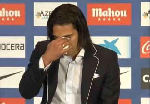 Falcao thất vọng vì không được vào sân