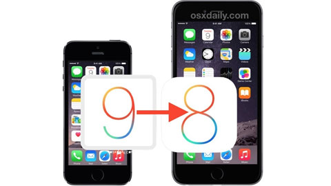 9 bước để hạ từ iOS 9 về iOS 8.4.1