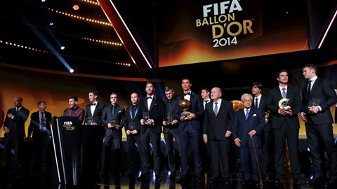 Ấn định thời gian trao giải Quả bóng Vàng FIFA 2015