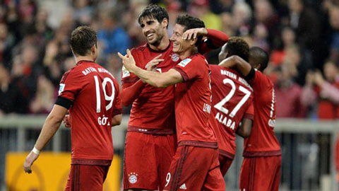 Vòng 6 Bundesliga: "Siêu nhân" Lewandowski giúp Bayern đại thắng Wolfsburg