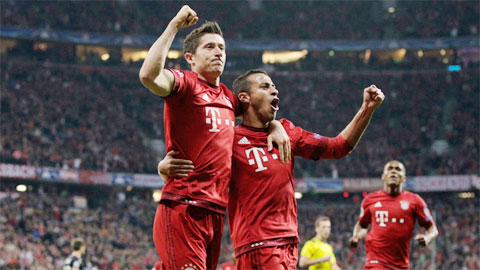 “Lewandowski và những người bạn” giúp Bayern làm điên đảo châu Âu