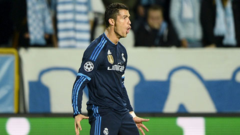 Champions League - Bảng A & C: Ronaldo vượt mốc 500 bàn, thành Madrid chia nửa buồn vui