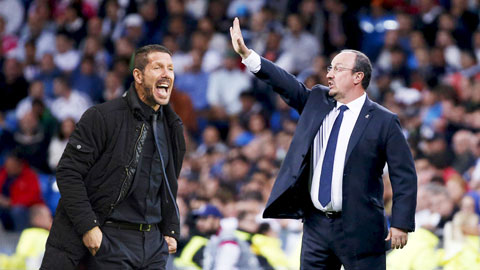 Simeone vs Benitez: So tài cân não ở derby Madrid