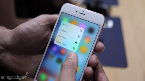 3D Touch của iPhone 6s sẽ có trên smartphone Android vào năm sau