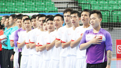 ĐT futsal Việt Nam thắng Lào 13-1 trận ra quân giải VĐ futsal Đông Nam Á 2015