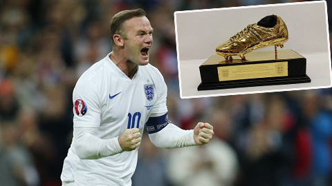 Đêm nay, Rooney sẽ nhận Giày vàng vinh danh